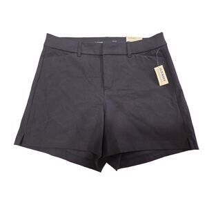 Women's OLD NAVY Navy Flat-front SHORTS Size 10